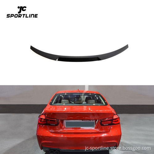 JC Sportline Dry Carbon Fiber Rear Spoiler Compatible with BMW 3 Series F30 F35 F80 318i 320i 325i 328i 330i 335i 340i (2012-2019)